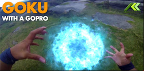 Image Goku with a GoPro