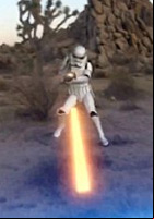 Affiche Jedi with a GoPro