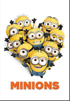 Affiche les MINIONS chantent Noël - Moi, Moche et Méchant
