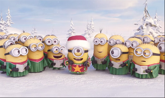 les MINIONS chantent Noël - Moi, Moche et Méchant