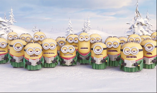 les MINIONS chantent Noël - Moi, Moche et Méchant