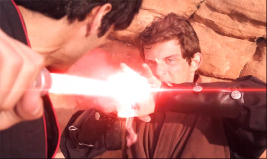 Star Wars with Lens Flares !