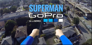 Image Superman with a GoPro